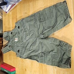 Baby Carhartt green overalls (B7.9)